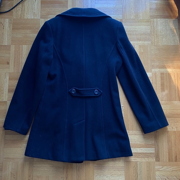 Cecil Gee retro black overcoat - Picture 3 of 3